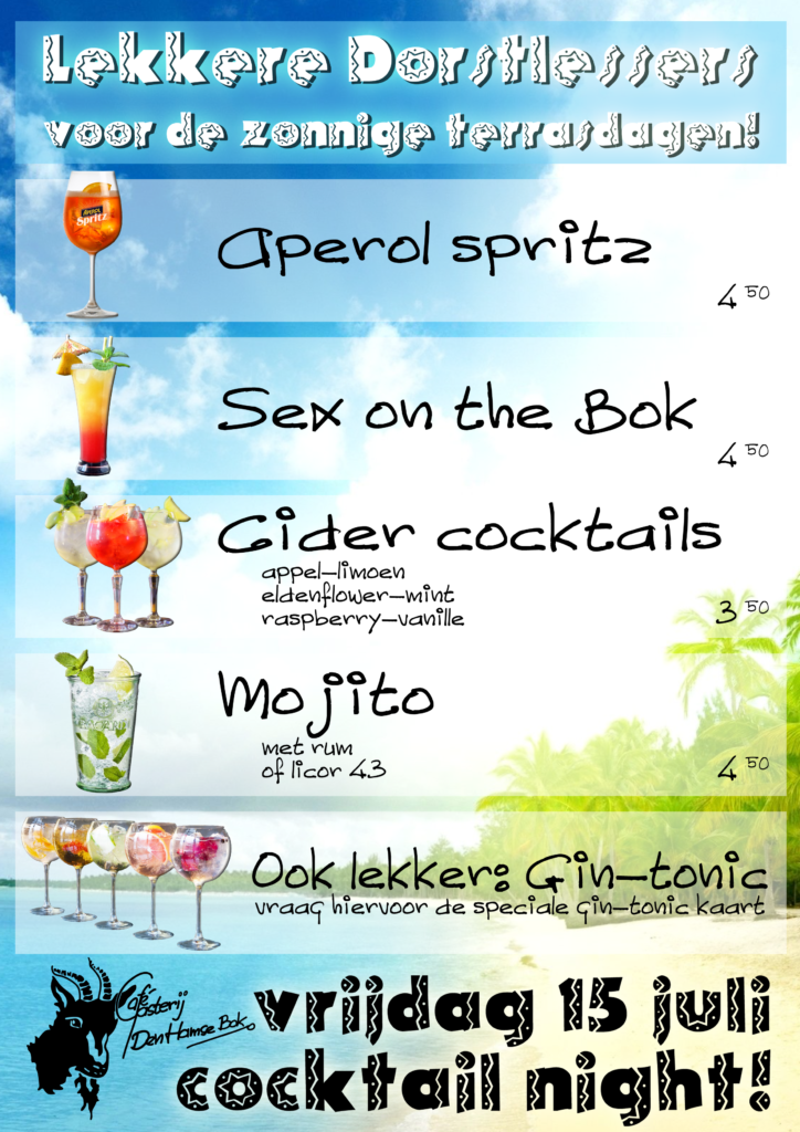 cocktailkaart