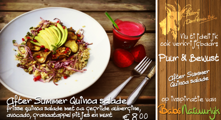 quinoa salade met herfst slowjuice
